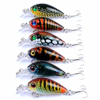 Newbility 4.5cm 4g Plastic Bionic Bait Floating Hard Body Saltwater Sea Pike Bass Crankbait Crank Fishing Lure Minnow – Minnow – view 3