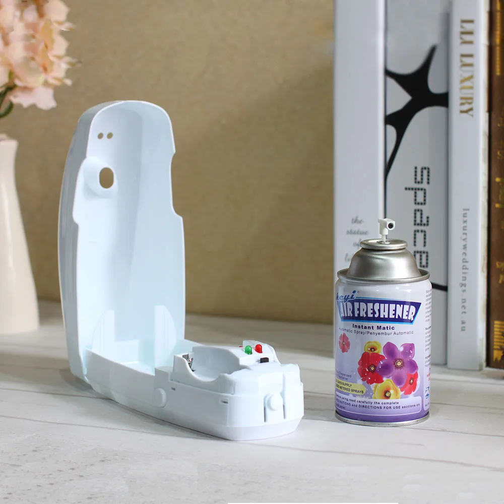 Customize Battery Operated Wall Mounted Manual Perfume Sprayer Plastic Air Freshener Season Hill Automatic Aerosol Dispenser