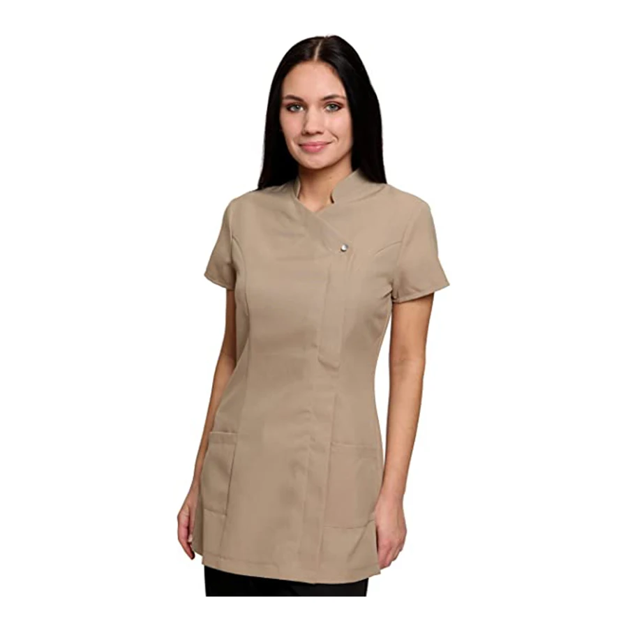 Uniforme da lavoro per estetista tunica da massaggio tailandese - Main Image