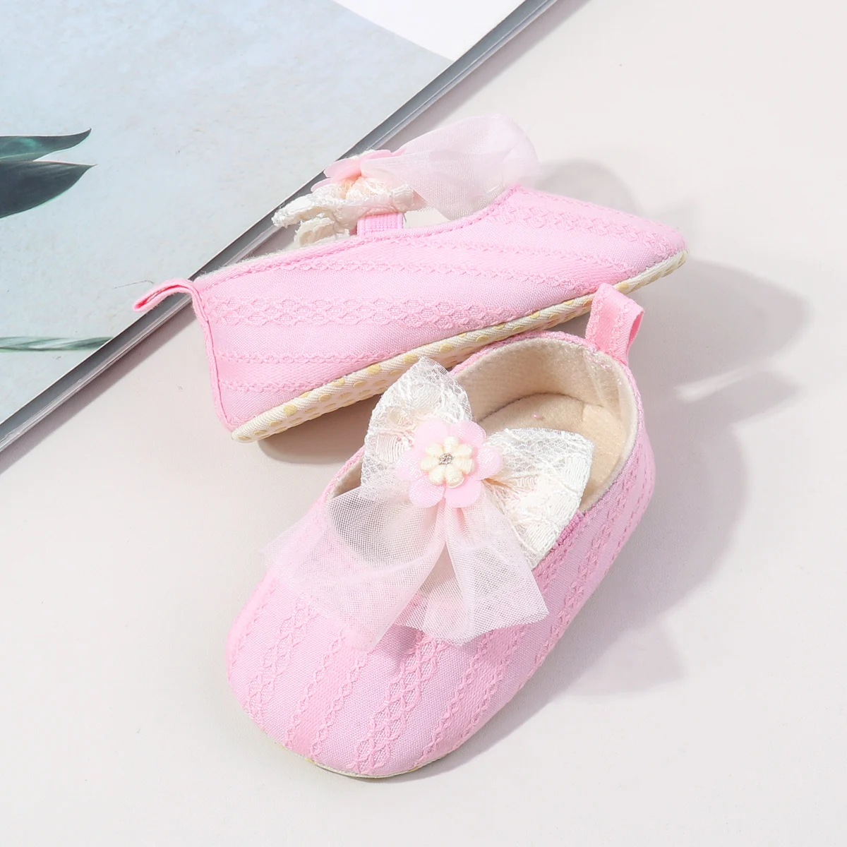 product 2025 new fashion soft cotton mary jane style sneaker 0 15 months baby girls pre walking newborn toddler shoes eva summer comfort-6