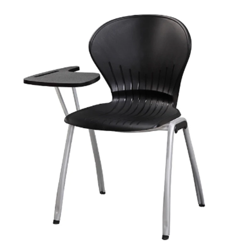 Student Table and Chair with Note Taking Table Training Center Chair with Writing Pad