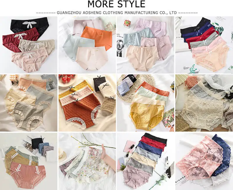 High Quality Japanese Female Low Waist Breathable Comfort Cotton Crotch