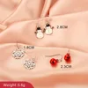 01 Snowman Earrings B#8267