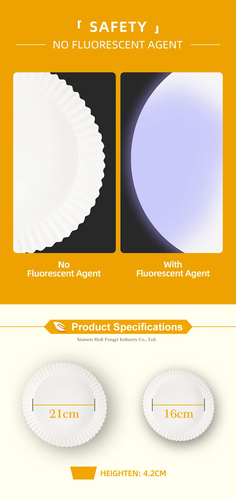 Perforated Wax Air Fryer Pachment Paper Baking Paper Special Paper For