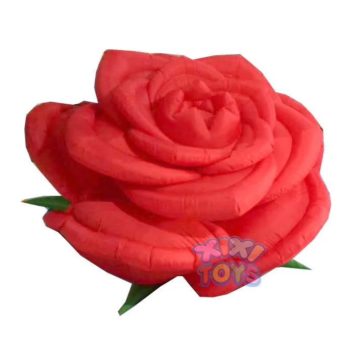 XIXI TOYS Custom Wedding Party Decorations Giant Inflatable Red Rose  Flowers,Blow up Decoration Inflatable Flowers