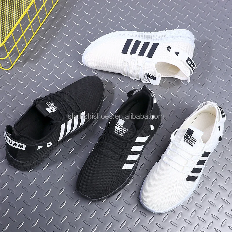 Low Price Henan Custom Mesh Breathable Light Weight Low MOQ in Stock Shoes Sport Men Running Sports Shoes Men's Shoes