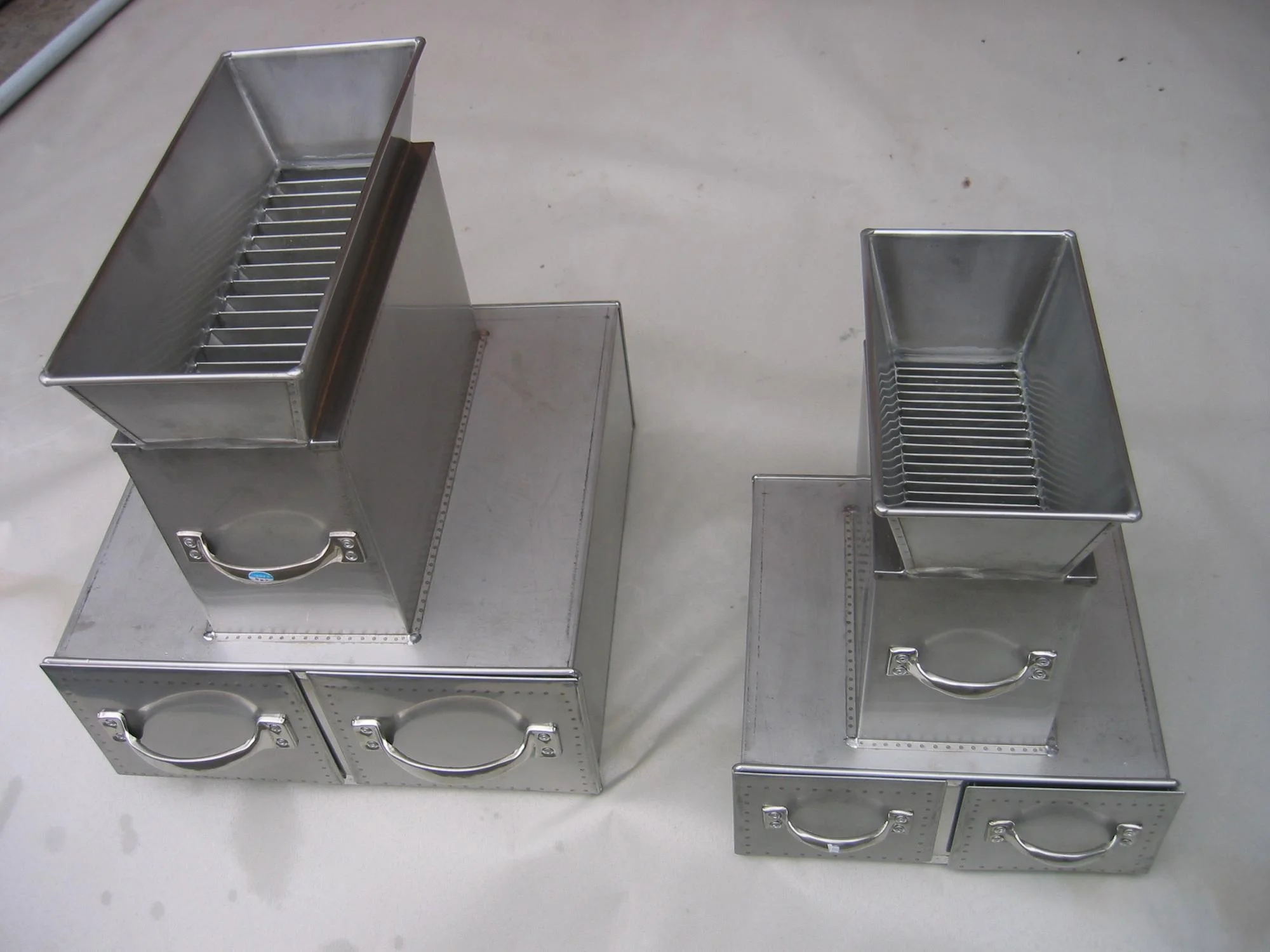 Lab Stainless Steel Riffle Sample Splitter Box for Sampling