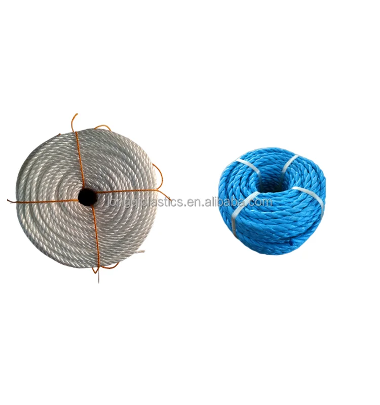 Marine Floating Split Film High Strength 6mm 3 Strand Twisted ...