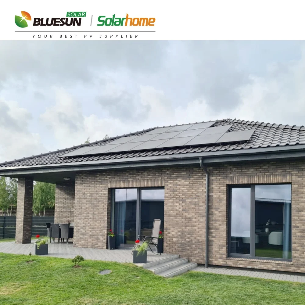 Bluesun 6kw 8kw Household Energy Storage System 6kw Solar System Solar Panels System with Lithium Batteries