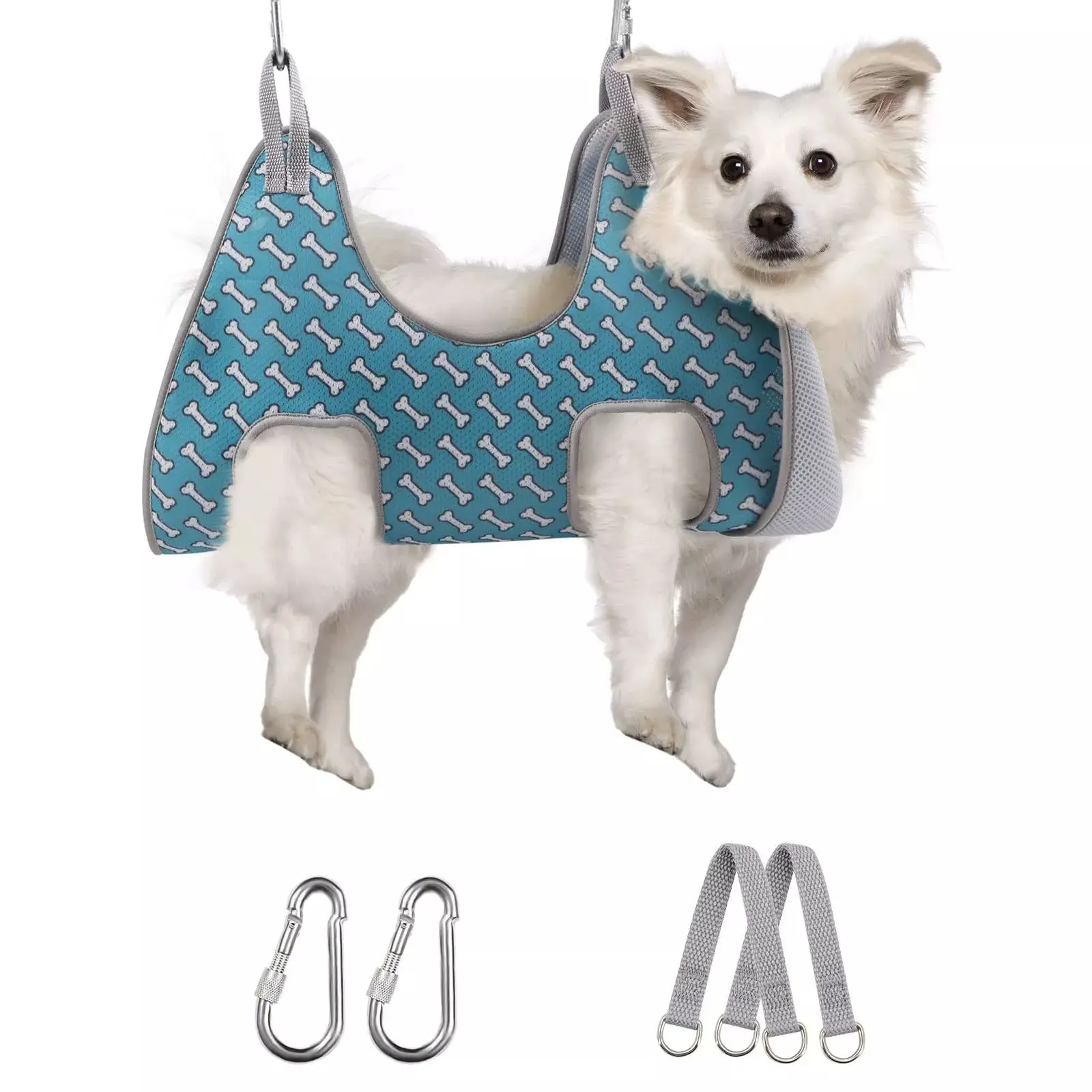 Pet Helper Restraint Bathing Grooming Hammock Sling Carrier Dog Harness for Pet Washing Dog Grooming Hammock Harness