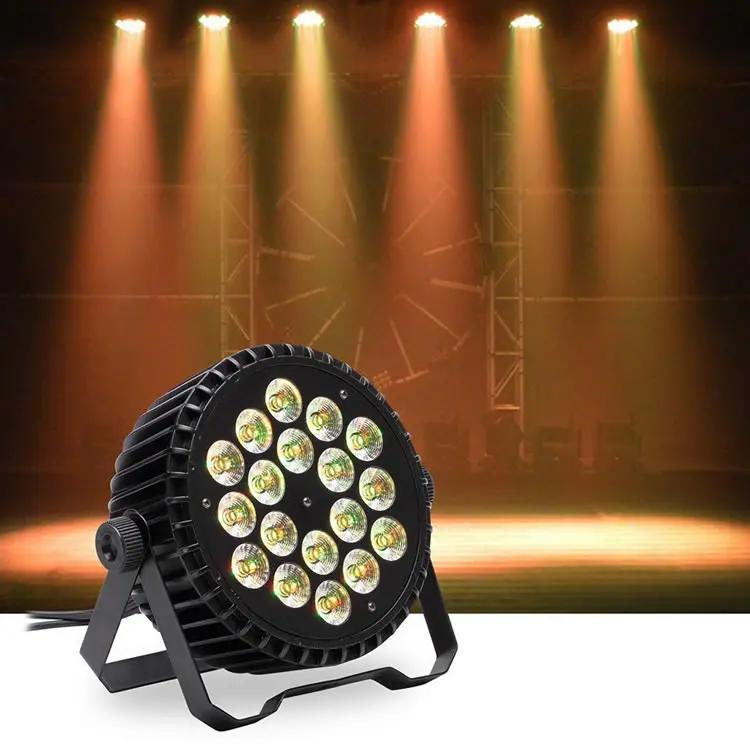 Stage Light Par LED 18x18w Rgbwa Uv 6in1 Led Par Light for Wedding Dj bar
