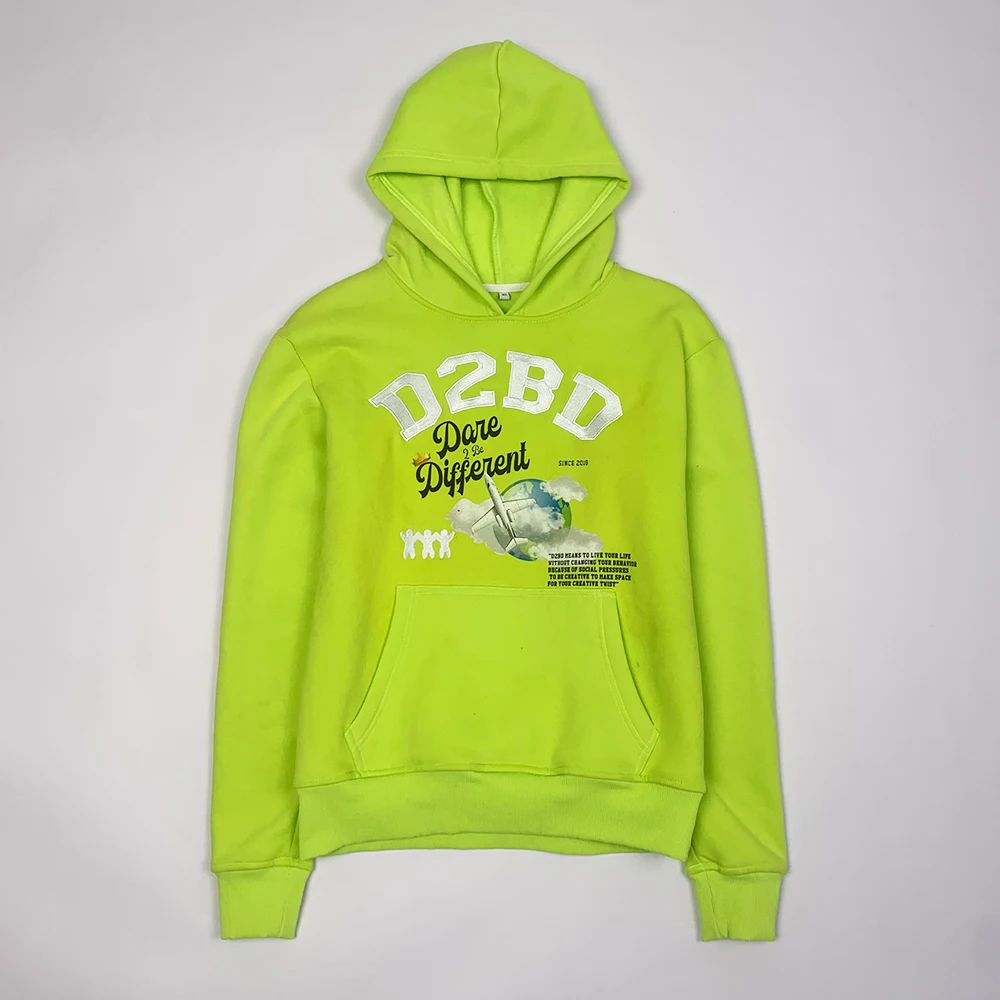 Men's Sweater Custom Hoodie Logo Graohic Embroidery Jumper High