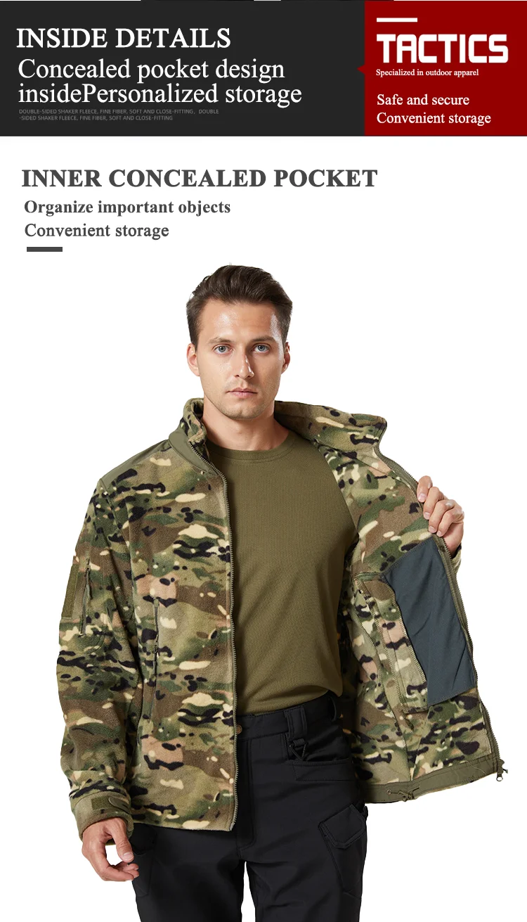 Factory Supply fleece Ropa Tactical Camouflage Uniform Tactical Clothing