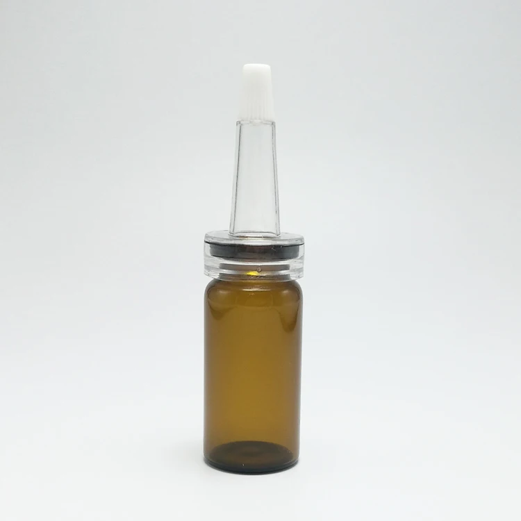 5ml 10ml 15ml Penicillin Glass Vial Bottle for Medicine Pharmaceutical Use with Soft PVC Dropper