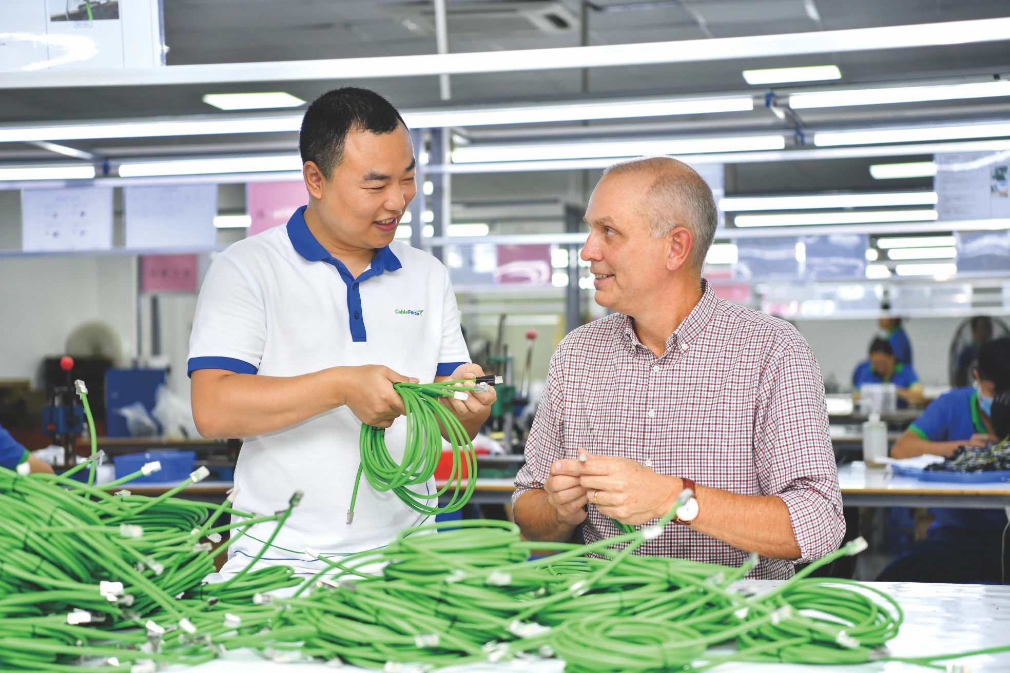 Profinet Cable M12 4 Pin D Code Male to Male Connector Molded with 2M PVC Shielded Cable