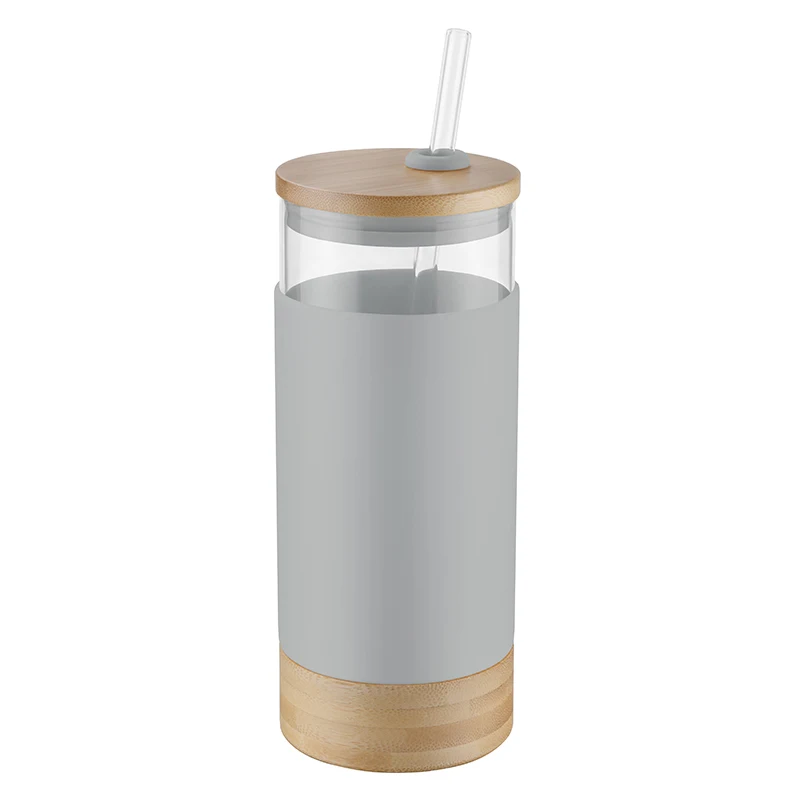 Bpa Free Wide Mouth Glass Tumbler Glass Water Bottle Glass Travel Cup 