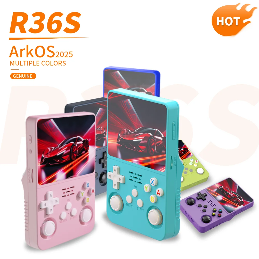 R36S Handheld Mini Retro Game Box - 500 in 1 Classic Console