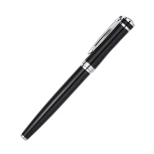 Promotional Black Metal Barrel Custom Logo Roller Ball Pen for Gift