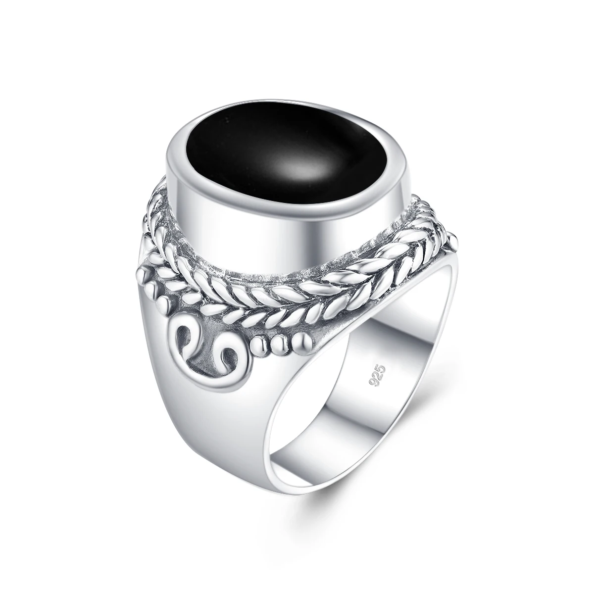 Luxury Italian Gentlemen Ring - 925 Silver Chandi - Micro Zircons | Zircon,  Rings for men, Large jewelry