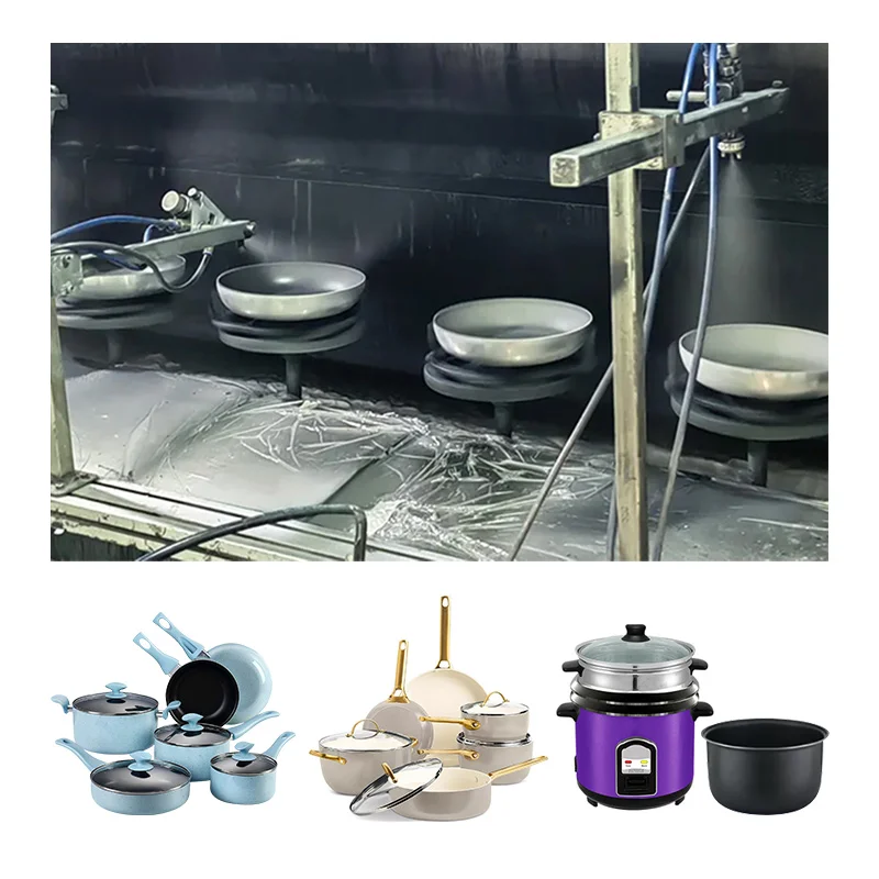 Rice Cooker Nonstick Cookware Manufacturing Automatic Powder Coating