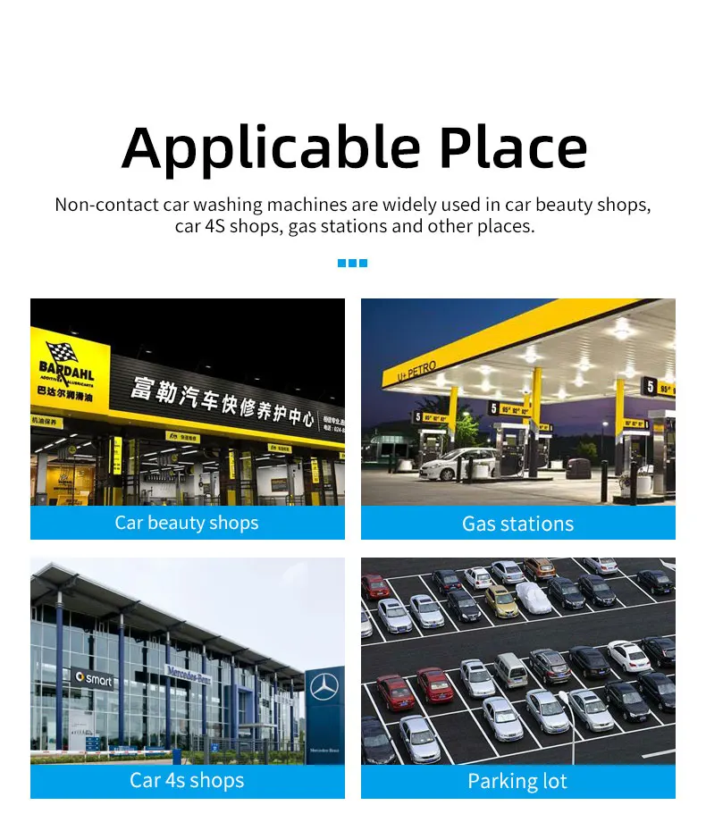 Fully Automatic Brushless Car Wash Machine 2023 Wash 360 Lavado