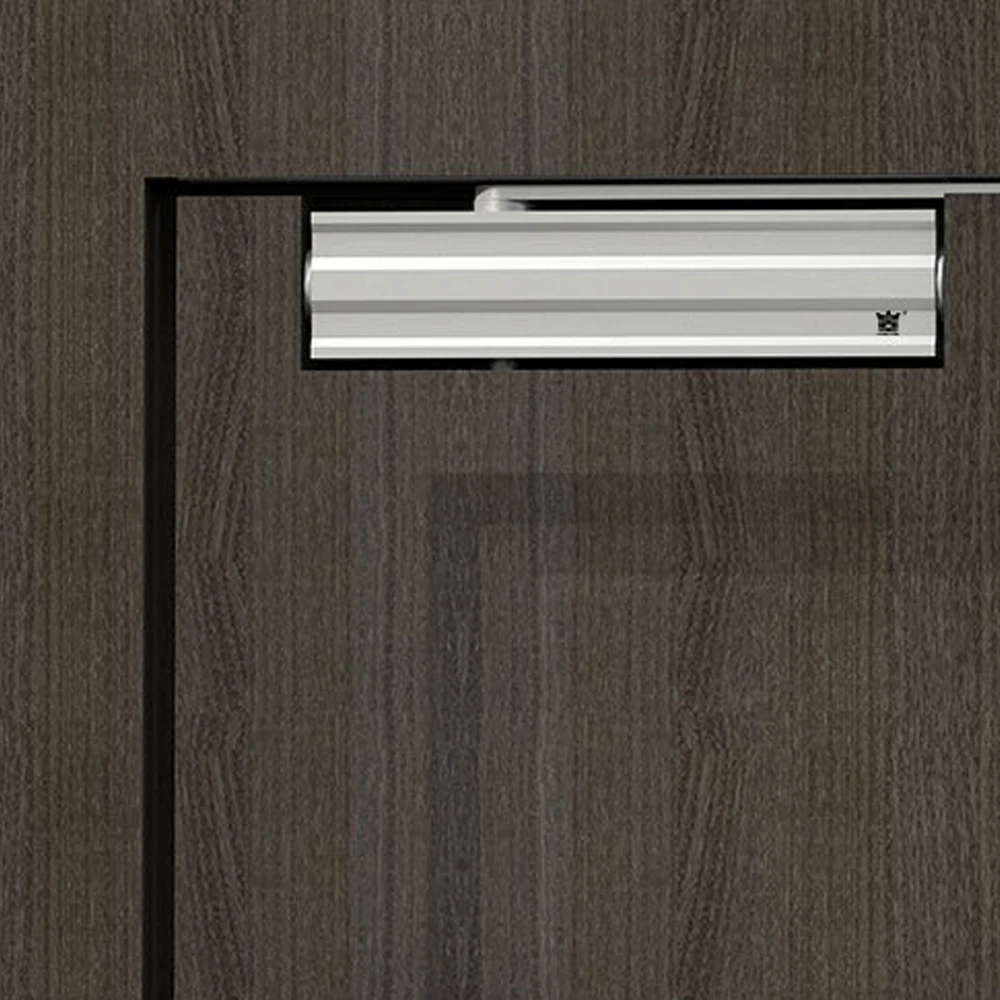 High Quality Two-Way Door Closer with Slide Rail Concealed Hold-Open Automatic Smart Shutdown Modern Design