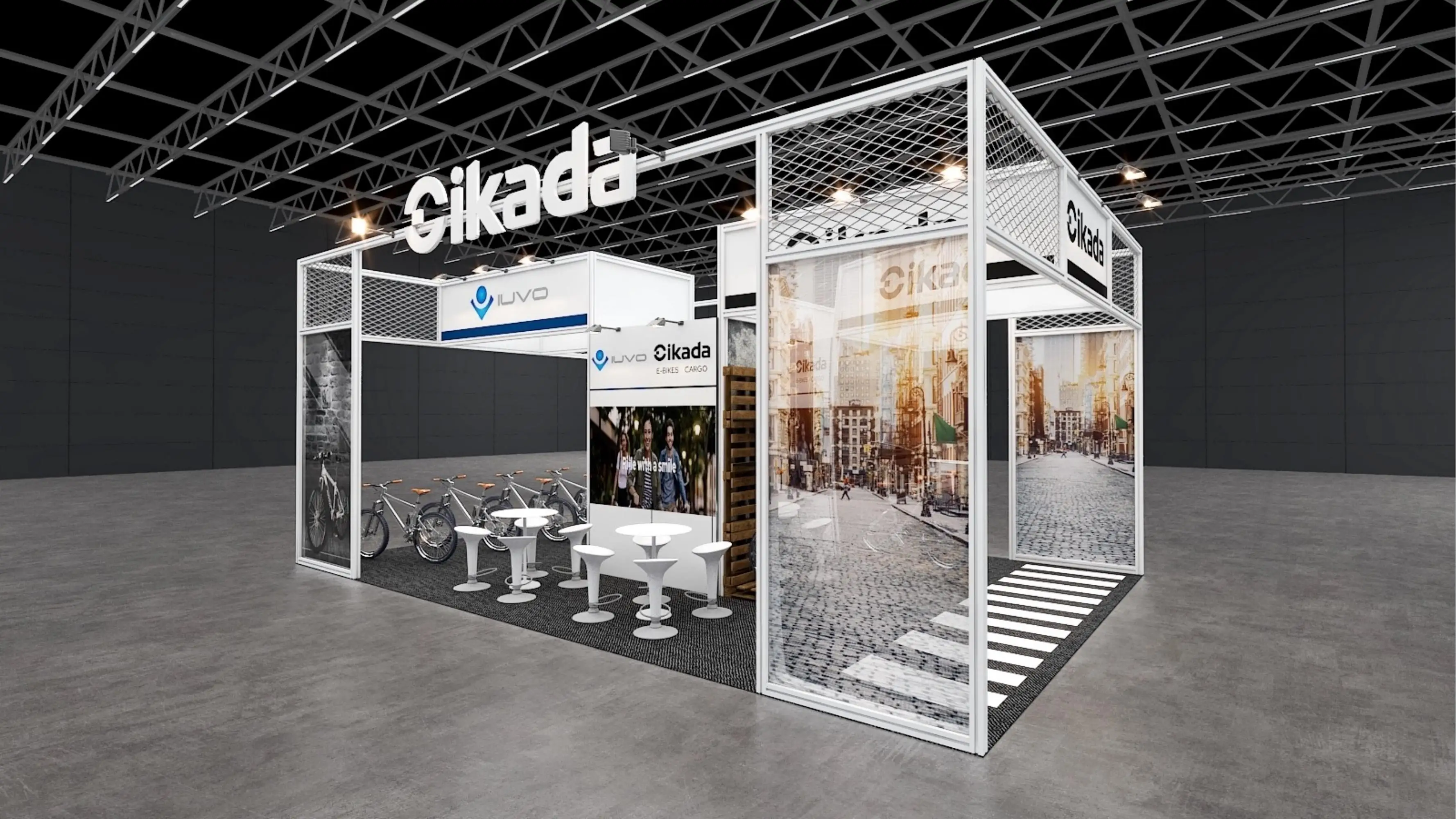 20ft Modular Customized Portable Tension Fabric Exhibition Booth ...