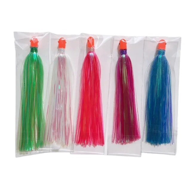 High Quality Red Lead Head Flash Witches Dressed Fishing Lure