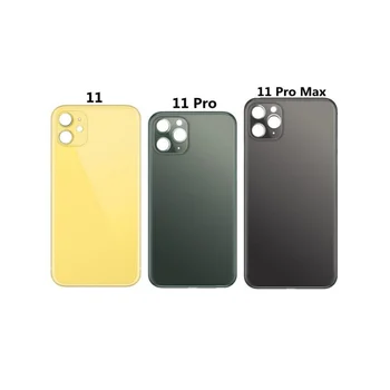 Mobile iPhone Housings for iphone 11 battery back cover 11pro cold carved large hole rear shell 11promax glass rear