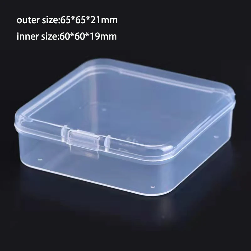 Square Plastic Storage Box With Lid Factory - Buy Small Square Plastic ...