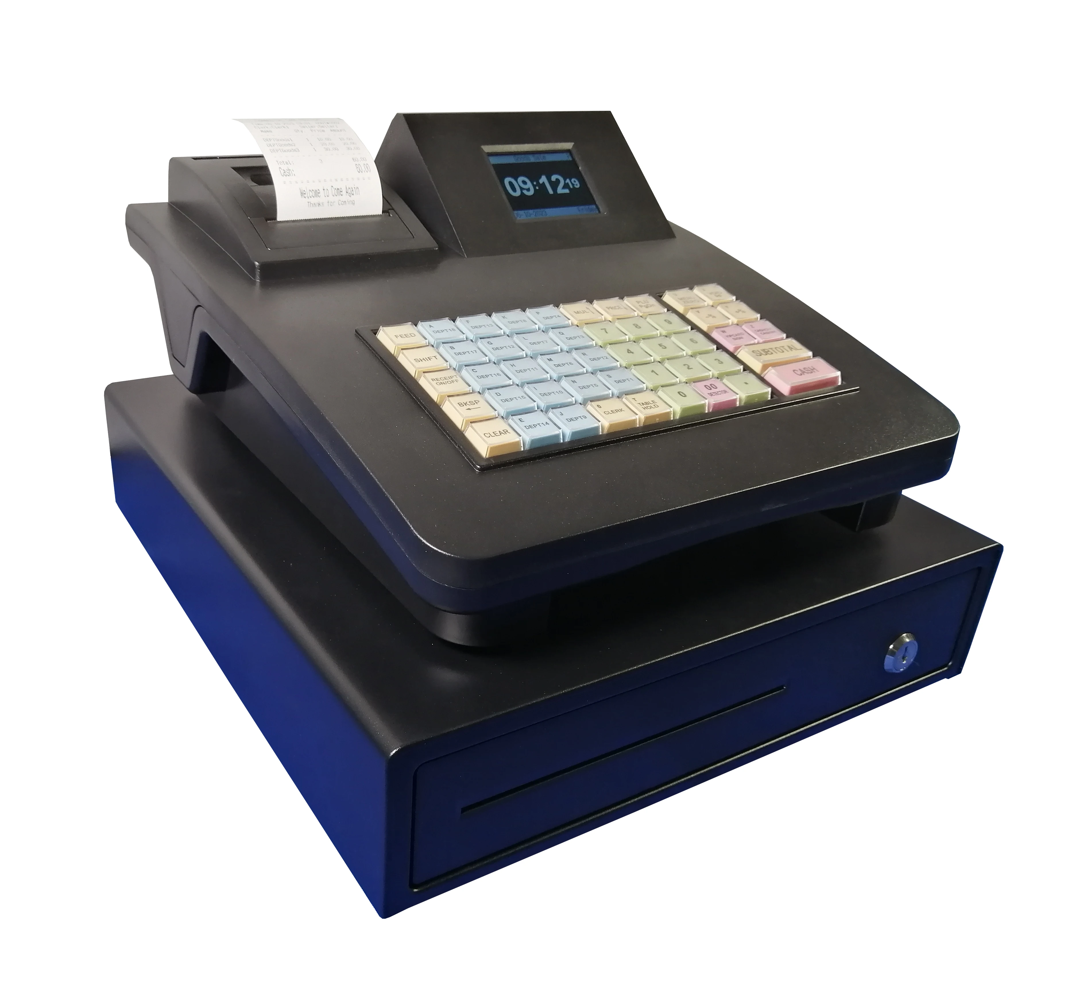 Traditional 48keys Keyboard Electronic Cash Register 686A