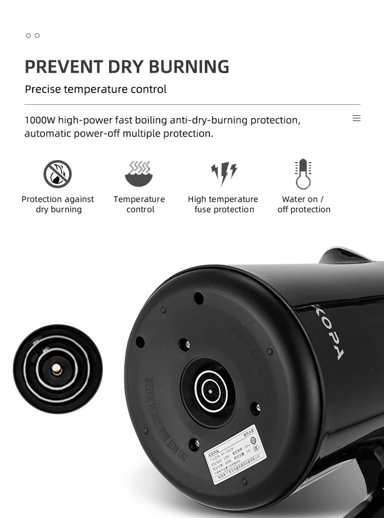 Classical 1.7l Electric Kettle Stainless Steel Jug Electric Tea Pot Set