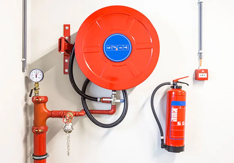 Stainless Steel Fire Hose Reel Bs En 67112012 Standard Fire Hose Reel 36m X 19mm/25mm Bsp