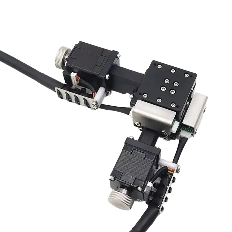 Displacement Platform Electric Fine-Tuning Xy Axis Aluminum Alloy Workbench Precision Moving Cross Slide Fey40/50/60/80/125