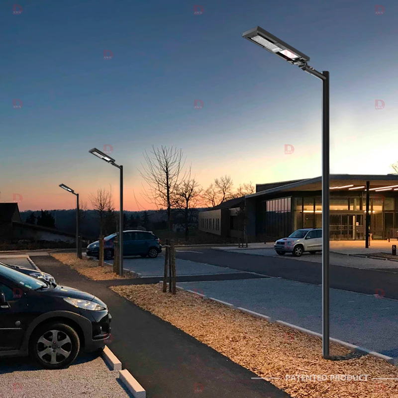 DAWN All-in-One 12-Hour Lighting Solar Street Light for Home and Road IP66 Waterproof Outdoor Lamp from South East Asia Africa
