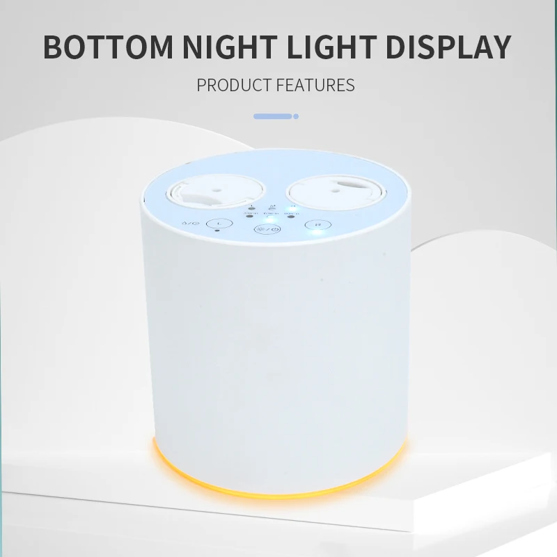 Wireless Pure Essential Waterless Aroma Diffuser Smart  Essential Oil Car Nebulizer  with 2 Flavors Change  Conveniently