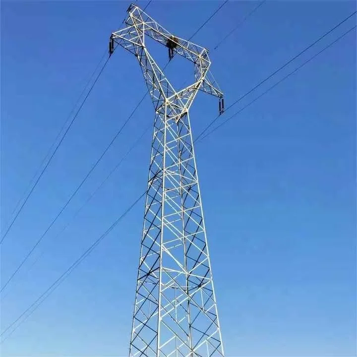 220KV High Voltage Galvanized Electricity Line Power Tower 11KV ...