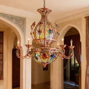 Custom High-End Design Arabian Custom Chandelier Materials Distinctive Design Style Chandelier Pendant Dining Room
