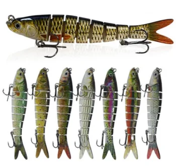Sinking Multi-Jointed Minnow Lure Set Multi-Segment Swim Long Cast Beginner Bait for Bass Topmouth Culter – Minnow – view 2