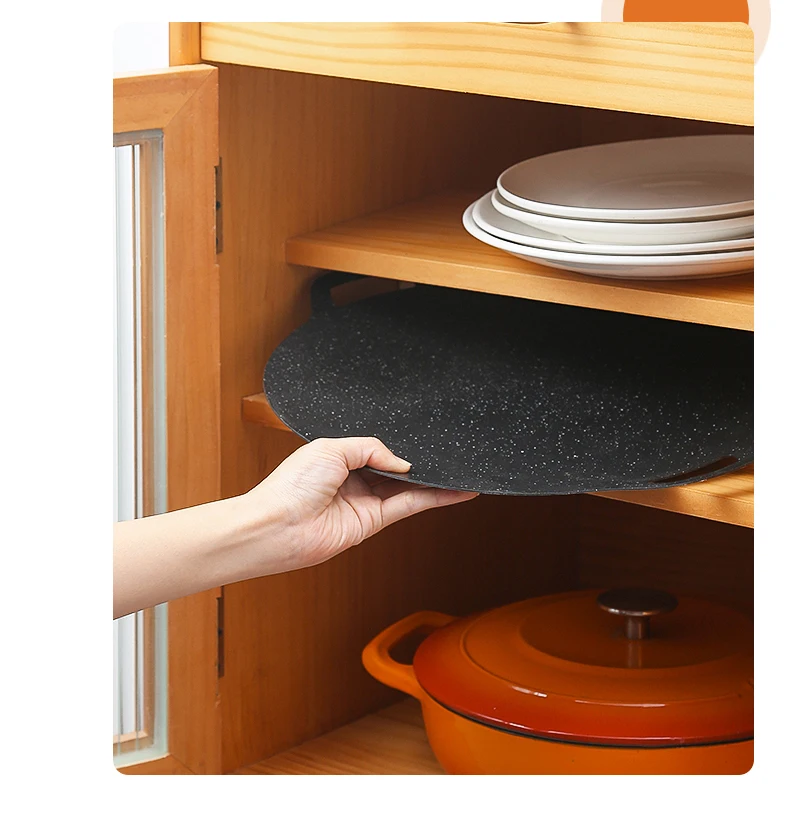 Thickened Maifan Stone BBQ Grill Pan, Non-Stick Steak & Korean BBQ, Works on Induction/Gas Stoves, Indoor/Outdoor