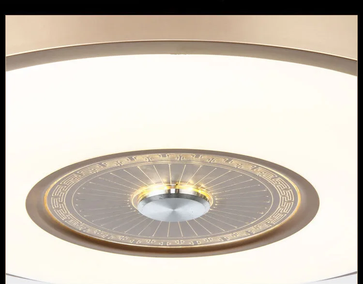 Ceiling fan light and MP3 Bluetooth speaker RGB color changing music ceiling fan