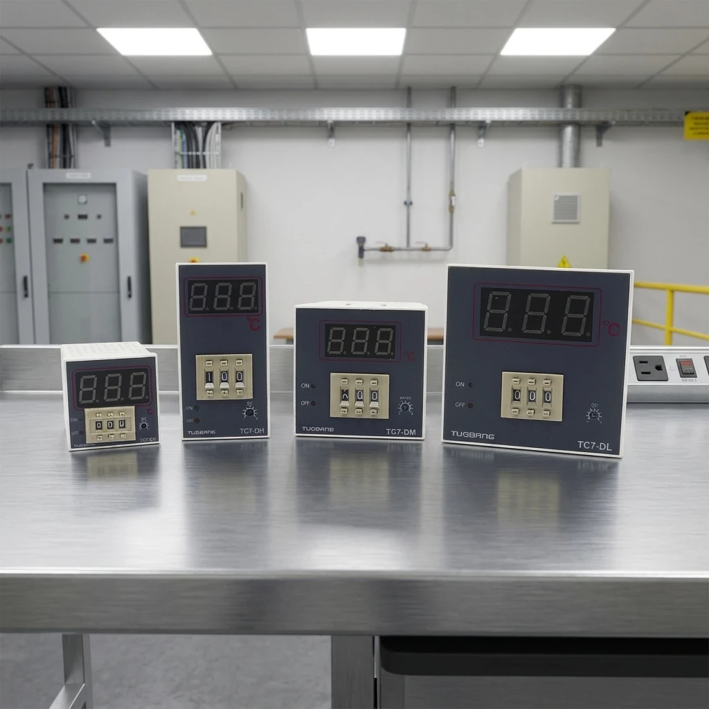 TUOBANG 100-240VAC K Type SSR Output Thermostat TC7-D LED Display Industrial Intelligent Digital PID Temperature Controller