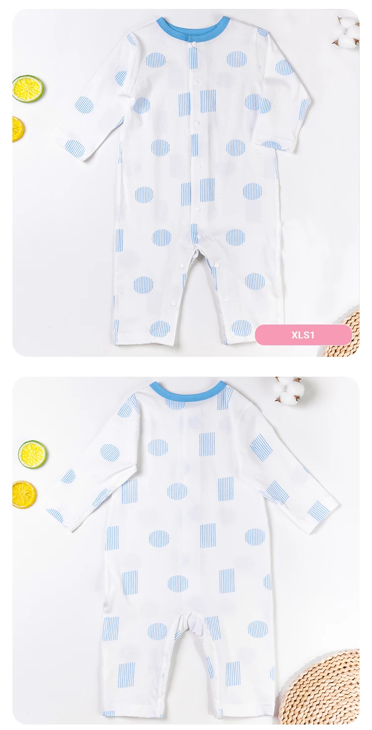 Michley New Summer Infant Cotton Clothes Boys Comfortable Bodysuits ...