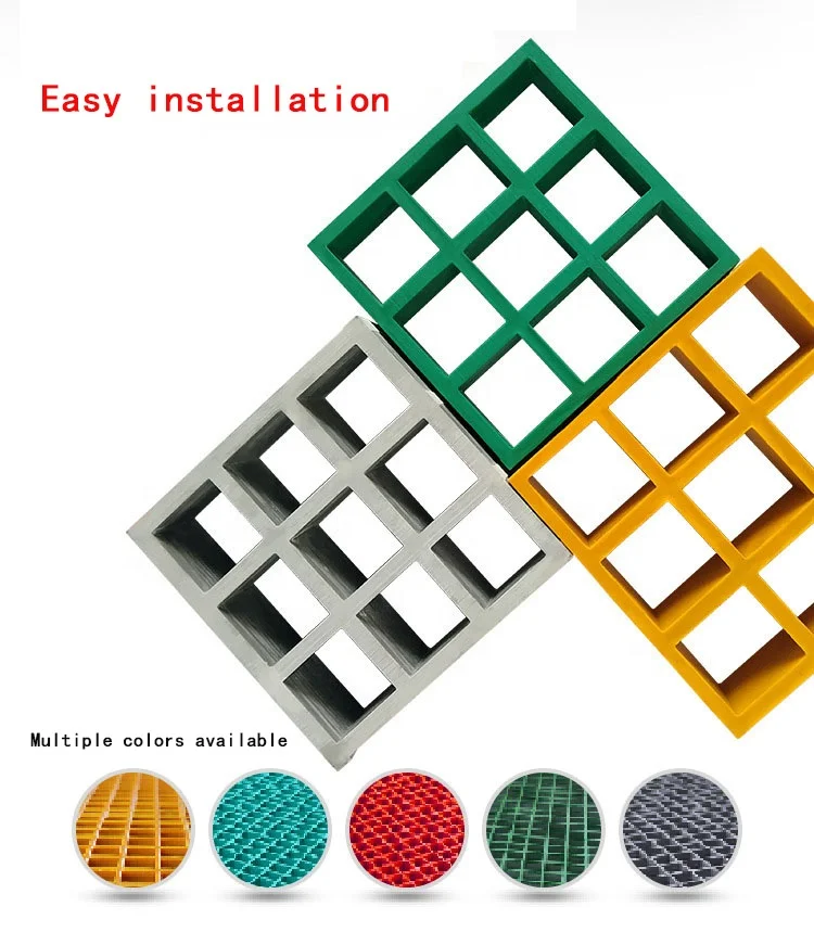 Plastic Frp Grating Sheet Frp Floor Grating Walkway Plastic Frp Grating