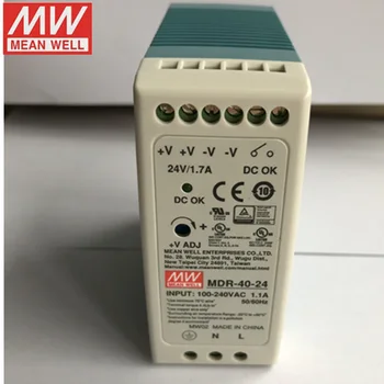 Mean well MDR-40-24 40W 24V1.7A Single Output Industrial DIN Rail Power Supply 24v Din Rail Switching power supply