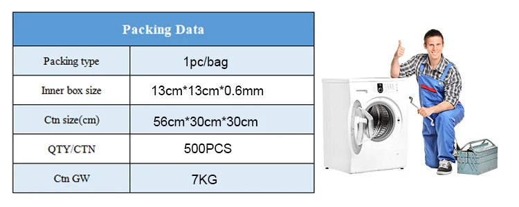 JOINTGO High Quality 1 Pcs Dryer Parts Dryer Accessories Dryer Leveling Leg Foot Replacement 49621 factory