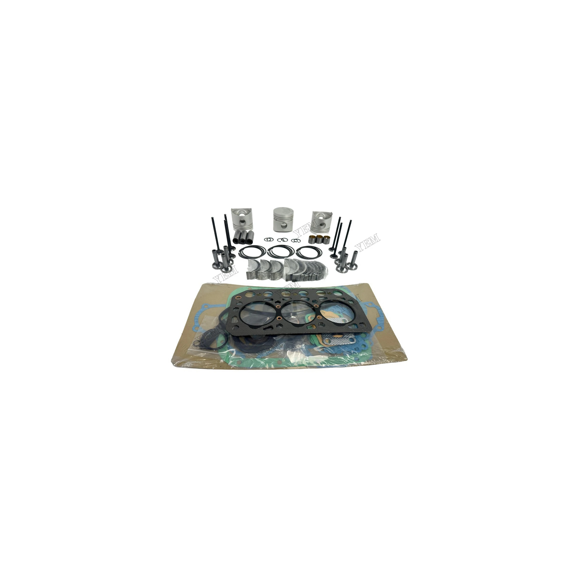 K3E Engine Rebuilding Kit With Cylinder Gasket Set Piston Rings Bearing Valves for Mitsubishi Engine Parts