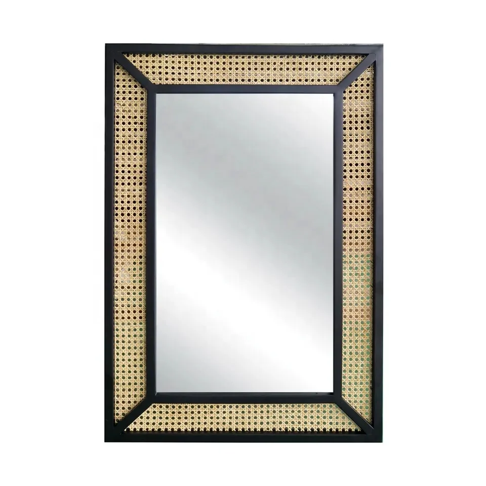 Wholesale Big Large Rectangle Rattan Framed Long Full Body Dressing