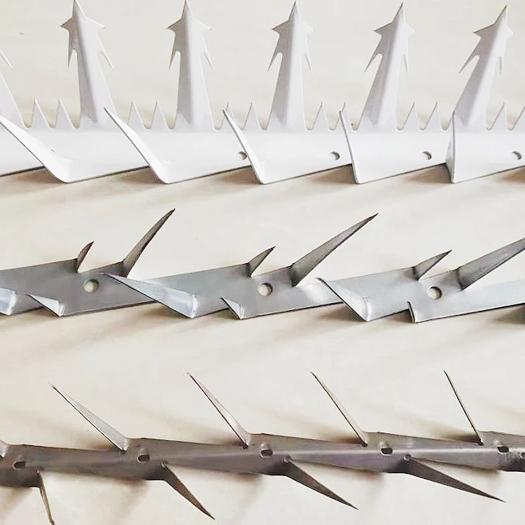 Galvanized Steel Anticlimb Wall Spikes Metal Anti Climb Fence Security