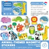 4-Puzzle magnétique avec emballage complet en couleur anglaise